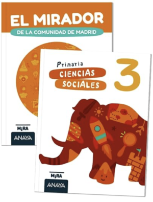 CIENCIAS SOCIALES 3 + EL MIRADOR DE LA COMUNIDAD DE MADRID