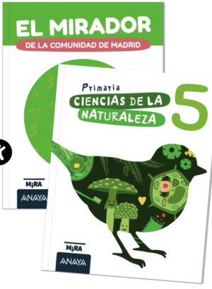 CIENCIAS DE LA NATURALEZA 5 + EL MIRADOR DE LA COMUNIDAD DE MADRID